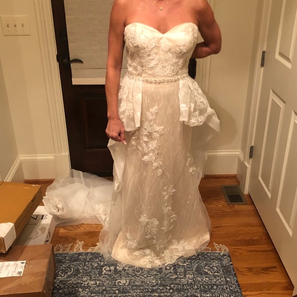Dresses & Skirts - Lore peplum wedding gown